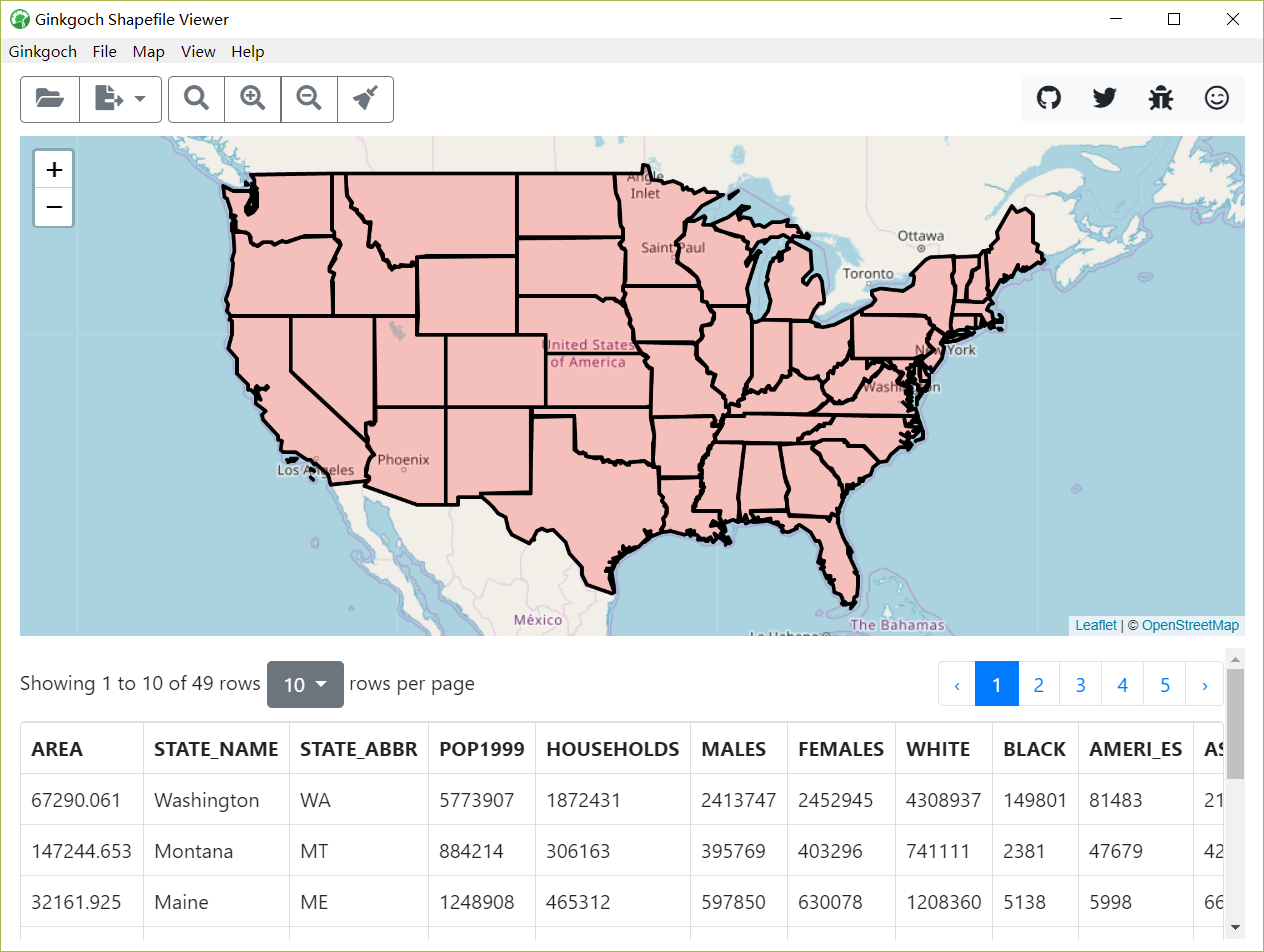 Shapefile viewer on Windows preview